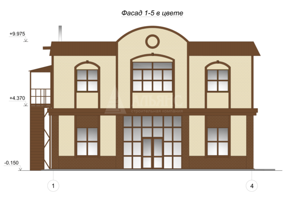 3D визуализация Магазин из сэндвич-панелей - фото 12